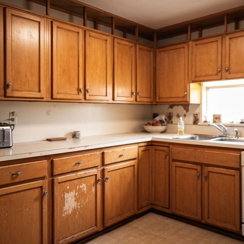 Espresso Refinish - Before